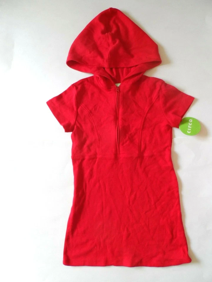 Girl's Circo Jersey Red Hot Hooded Dress, Size: XS (4/5)  () - Image 1 of 3