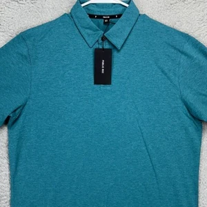 Public Rec Go To Polo Shirt Adult XL Heather Teal Golf Rugby Performance Men NEW - Picture 1 of 9