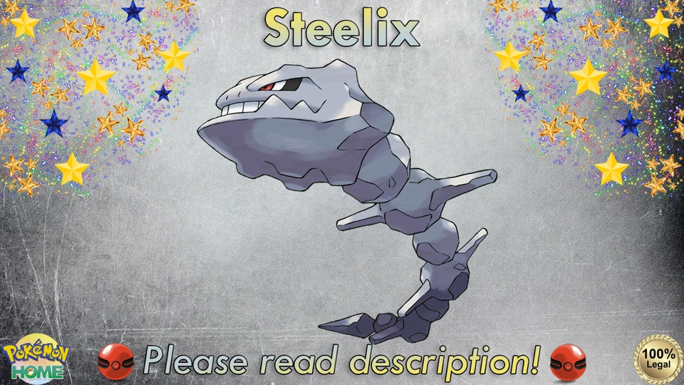 ✨Steelix Special Demo Version EVENT 6IV✨Pokémon Sword/Shield HOME (💯Legal) - Image 1 of 1