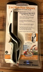 Vitg. Gourmet Trends 2 in 1 Kitchen Shears Multi-Chopper & Chef's Knife New 2004 - Picture 1 of 2