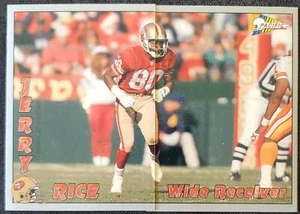 1993 Jerry Rice Fold Out  Pacific Card #28 NFL San Francisco 49ers - Picture 1 of 8