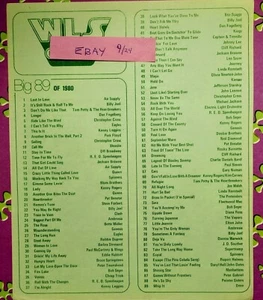 Radio Estación Encuestas de Música, Como Nueva - WLS Grande 89 de 1980 - Imagen 1 de 3