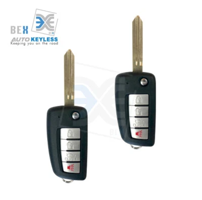 2 Llavero remoto compatible con KBRASTU15 Chip46 Infiniti 2002-2006 Q45/2004-2010 QX56 Foto 1 de 3