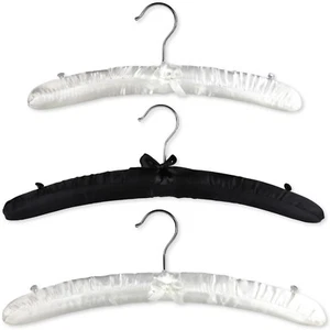 The Hanger Store™ Satin Padded Coat Hangers, Bridal, Wedding Dress, Gown Hangers - Picture 1 of 14