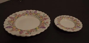 yankee candle floral plates, large and small, Round, Beautiful - Bild 1 von 3