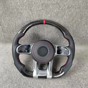 Real Carbon Fiber Steering Wheel For Mercedes-Benz AMG G-Class G500 GLE GLS W167 - Bild 1 von 4