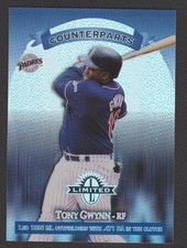 1997 DONRUSS LIMITED EXPOSURE COUNTERPARTS #91 TONY GWYNN PARALLEL REFRACTOR SP