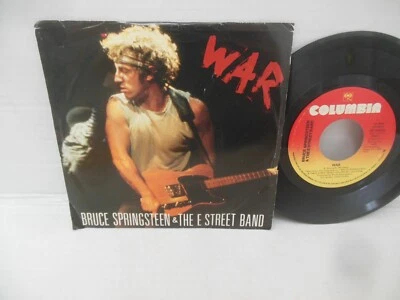 BRUCE SPRINGSTEEN nr mint 45 rpm WAR b/w MERRY CHRISTMAS BABY w/pic sleeve - Image 1 of 3