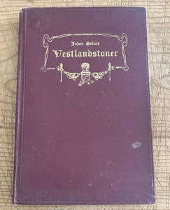 Vestlandstoner - Johan Selnes - Norwegian - 1918 - Hardcover Book - Imagen 1 de 4