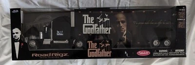 Semirremolque Peterbilt el Padrino con remolque Jada Toys Road Rigz escala 1:64 Foto 1 de 4