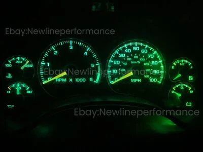 KIT de bombilla LED verde para Chevrolet GMC Blazer S15 Sonoma Jimmy 2001-2005 Foto 1 de 2