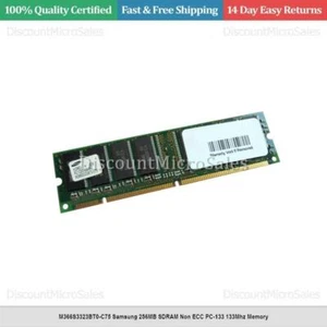 M366S3323BT0-C75 Samsung 256MB SDRAM Non ECC PC-133 133Mhz Memory - Picture 1 of 1