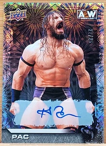 2022 UPPER DECK AEW PAC PYRO AUTO #D/25 AUTOGRAPH SP - Picture 1 of 2