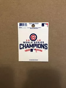 CHICAGO CUBS 2016 WORLD SERIES SPORTS 3.5" X 3.75" SMALL MULTI-USE DECAL - Picture 1 of 1