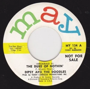 DIPSY and the DOODLES "THE DUKE OF NOTHIN" / "THE DUKE OF NOTHIN " MAY (VG+) - Picture 1 of 2