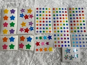 Mrs. Grossman's Sticker Lot Stars Vintage 80s 90s Mini Foil 11 Mods Sheets - Picture 1 of 8