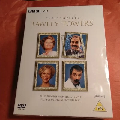 Complete Fawlty Towers BBC DVD 2005 3 DISC SET 12 EPISODES NEW & SEALED - Image 1 of 4