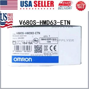 Omron New V680S-HMD63-ETN Original manufacturer PLC module US Free TAX - Picture 1 of 9