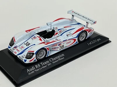1/43 Minichamps Audi R8 Champion Racing 2001 Petit LeMans Sept 11 . CS108 - Image 1 of 4