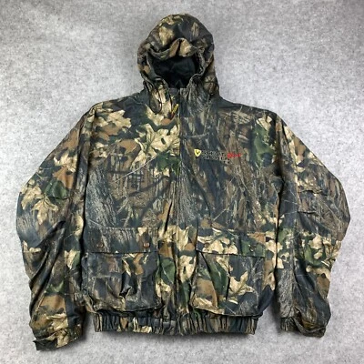 Scent Blocker Plus Jacket Mens Medium Mossy Oak Camo Hooded Ultralite Hunting - Image 1 of 4
