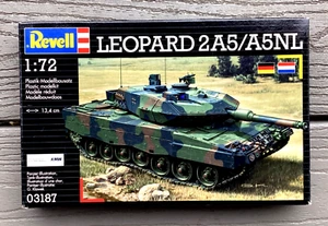 REVELL 1/72 SCALE MODERN GERMAN LEOPARD 2A5 / A5NL MBT TANK MODEL KIT 03187 F/S - Picture 1 of 12