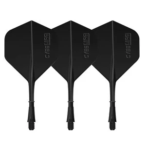 3pc Dart Shaft and Flights Drop Resistant Shaft and Flight with Wide Windshield - Picture 1 of 12