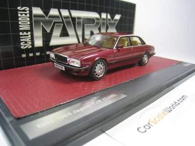 JAGUAR XJR  (XJ40) 1991-1994 1/43 MATRIX (DARK RED METALLIC) - Imagen 1 de 3