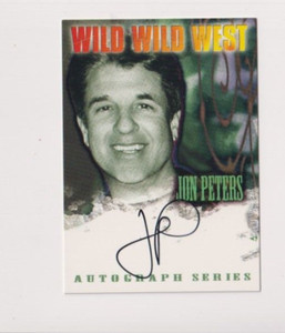 JON PETERS AUTOGRAPH 1999 FLEER THE WILD WILD WEST "PRODUCER" AUTO SKYBOX RARE