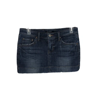 Papaya Junior M 码蓝色复古牛仔迷你裙  — 第 1/3 张图片