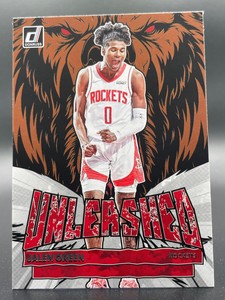 JALEN GREEN 2022 PANINI DONRUSS UNLEASHED INSERT CARD #14 ROCKETS
