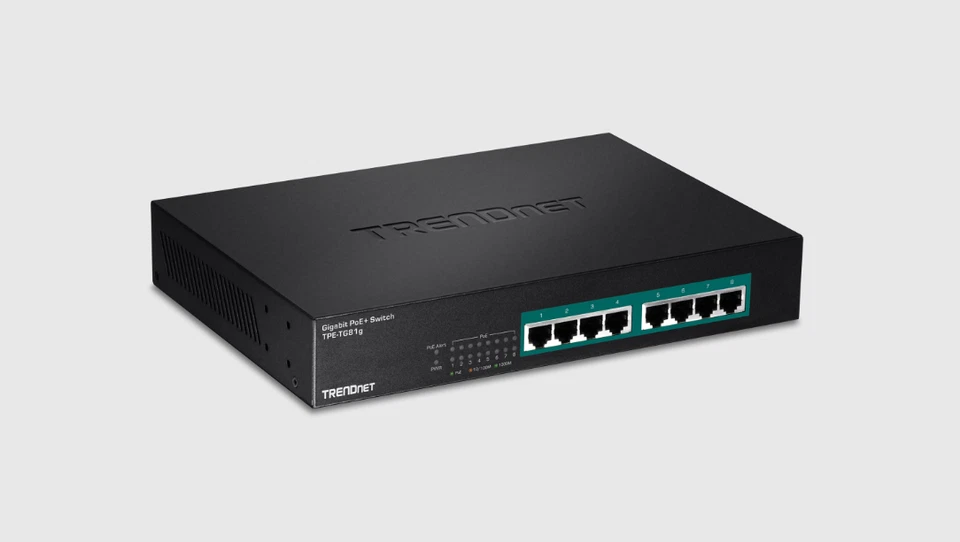 TRENDnet TPE-TG81g  8-Port Gigabit GREENnet PoE+ Switch - Image 1 of 1