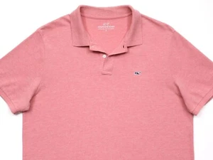 Herren Vineyard Vines S/S Baumwolle Elasthan Wal Logo Polo Pink Large NEUWERTIG - Bild 1 von 5