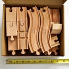 52-Piece Wooden Train Track Lot Railway Set Thomas The Train Brio Accessories