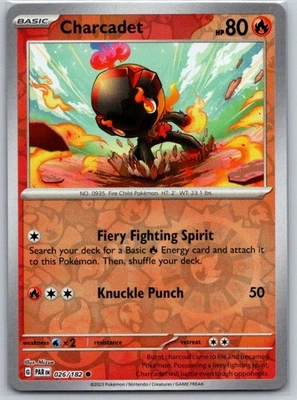 Charcadet - 026/182 Reverse Holo SV04: Paradox Rift NM - Image 1 of 2