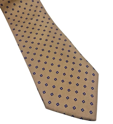 Corbata Izod Corbata Para Hombres Azul Tostado Cuadros Cuadros Preppy Dinero Antiguo Silencioso Lujo Foto 1 de 4