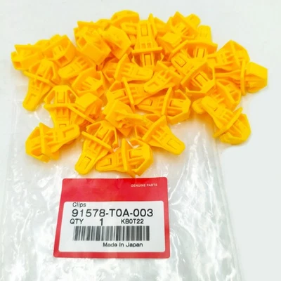 New OEM For 2012-2014 Honda CR-V 91578-T0A-003 30× Grille Bumper Moulding Clips — 第 1/4 张图片