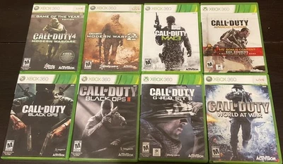 Call of Duty 8 Game Lot for Xbox 360 Miscellaneous Games CIB - Image 1 of 4