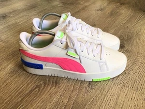 Puma Womens Jada Blend Size 11 White Pink Blue Shoes Sneakers 382704-02 - Picture 1 of 12