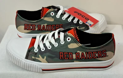 Zapatos de tenis para mujer Texas Tech Red Raiders talla 9 FOCO nuevos Foto 1 de 4