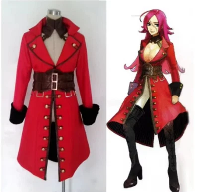 Fate Extra Francis Drake Coat Christmas Party Halloween Uniform Cosplay Costume  - Image 1 of 3