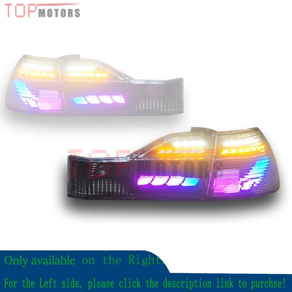Правая сторона цветной тормозной задний фонарь последовательный поворотник лампа для аккорда 98-00 - Изображение 1 из 1