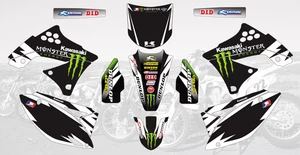 217 GRAPHICS KIT FOR KAWASAKI KXF 250 450 KX250F 2009-2012 KX450F 2009-2011 - Picture 1 of 1