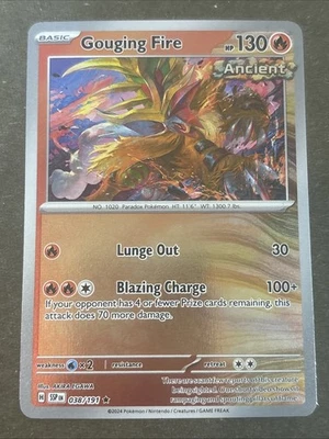 Gouging Fire 038/191 Sv08: Surging Sparks Reverse Holo Pokémon TCG NM - Image 1 of 2