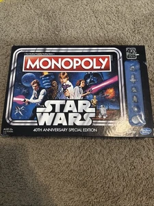 Monopoly Game Star Wars 40th Anniversary Special Edition Complete - Picture 1 of 4