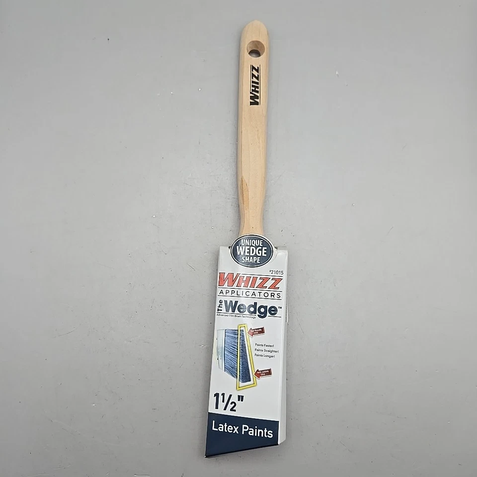 NEW Whizz Applicators #21015 The Wedge 1.5" 38mm Paint Brush For Latex Paints - Image 1 of 2