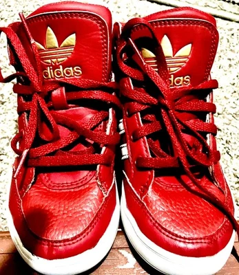 Adidas Boys Hard Court High 2 Basketball Shoes Size 11K - Image 1 of 4