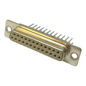 160-1581 Harting 25 Position D-sub Female Connector Socket Panel Mount 2.76mm Pi - Picture 1 of 2
