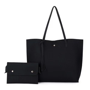 Women's Faux PU Leather Tote Shoulder Purses Bag for women, Big Capacity Tass... - Picture 1 of 6