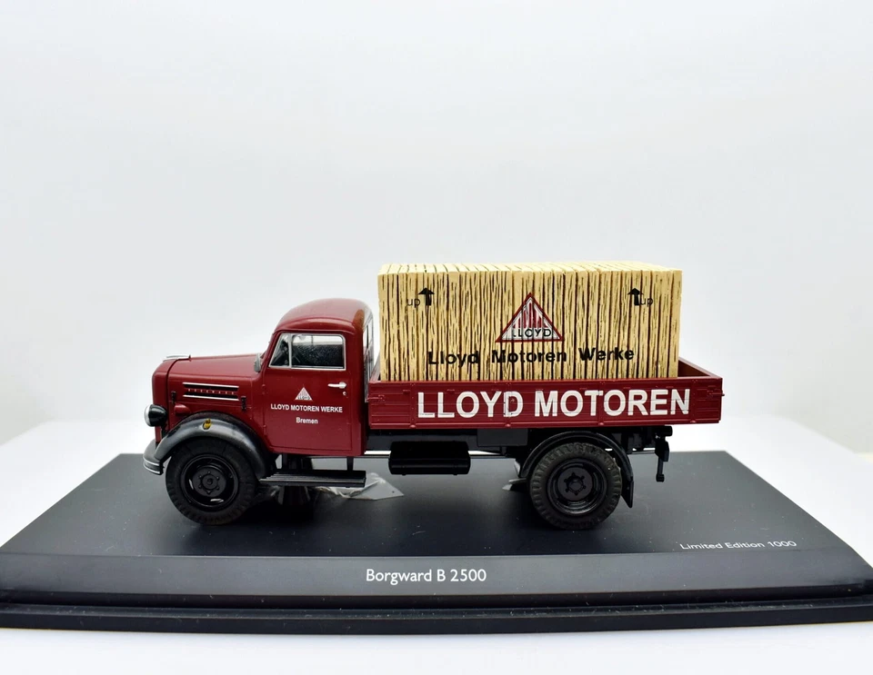 Modellino auto camion scala 1:43 Bogward B 2500 modellismo statico schuco asta - Immagine 1 di 4