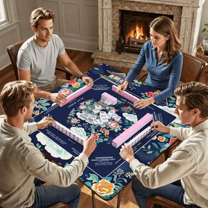 Mahjong Matte 30x30 - Glatte robuste Oberfläche für verbessertes Spieleabend-Erlebnis - Bild 1 von 7